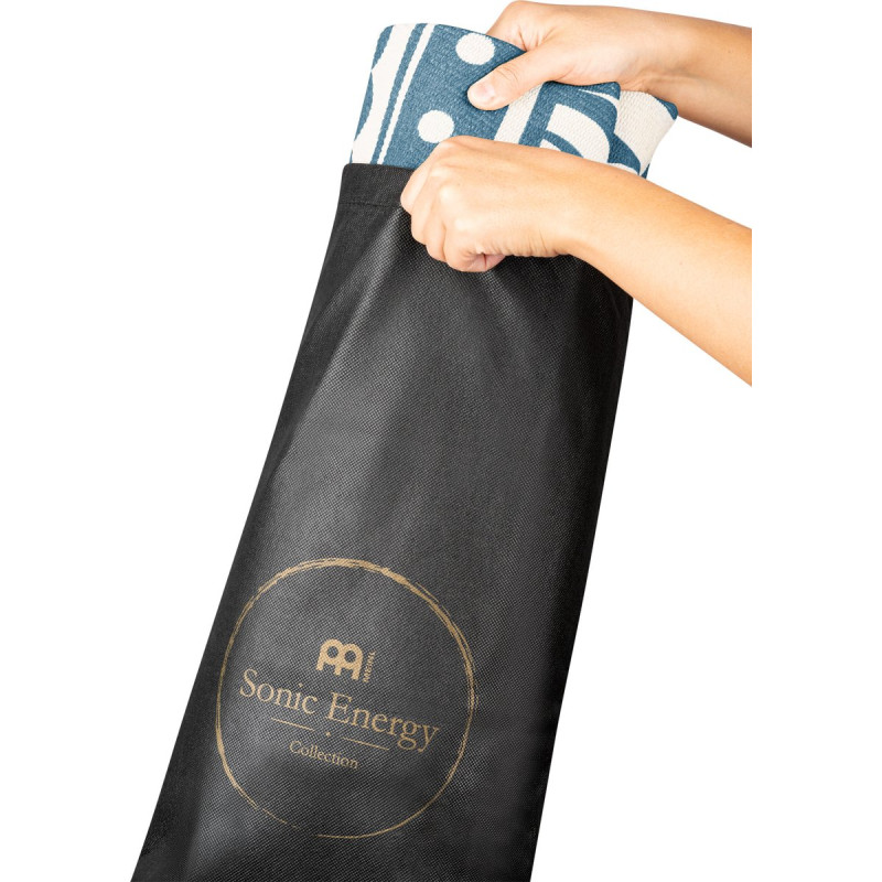 Meinl Sonic Energy MMR1NB Meditation Rug - Navy Blue / Floral Design