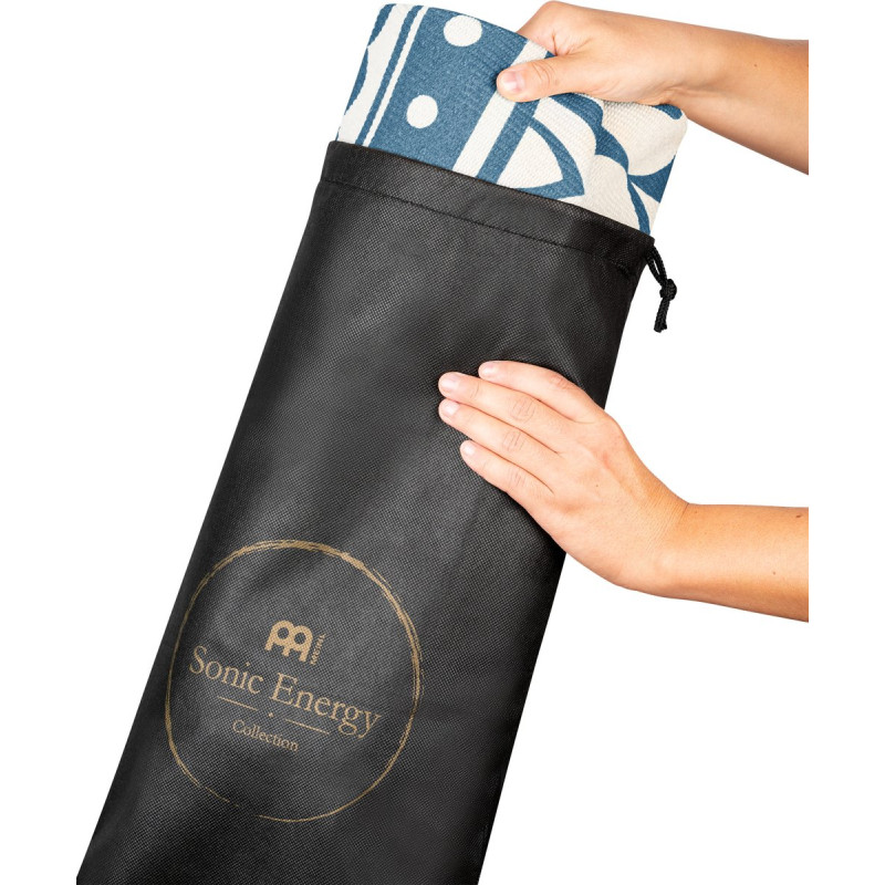 Meinl Sonic Energy MMR1NB Meditation Rug - Navy Blue / Floral Design