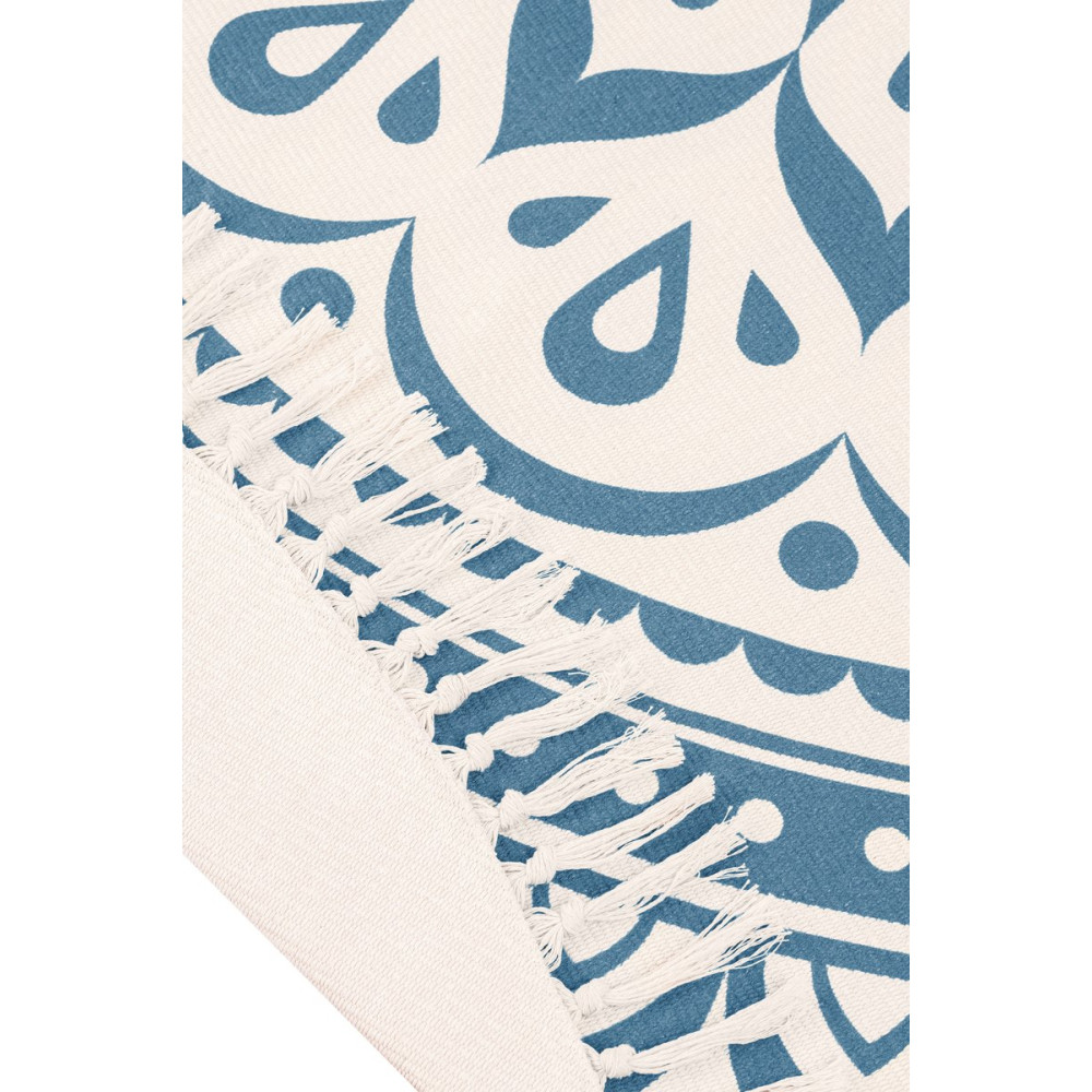 Meinl Sonic Energy MMR1NB Meditation Rug - Navy Blue / Floral Design