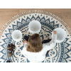Meinl Sonic Energy MMR1NB Meditation Rug - Navy Blue / Floral Design