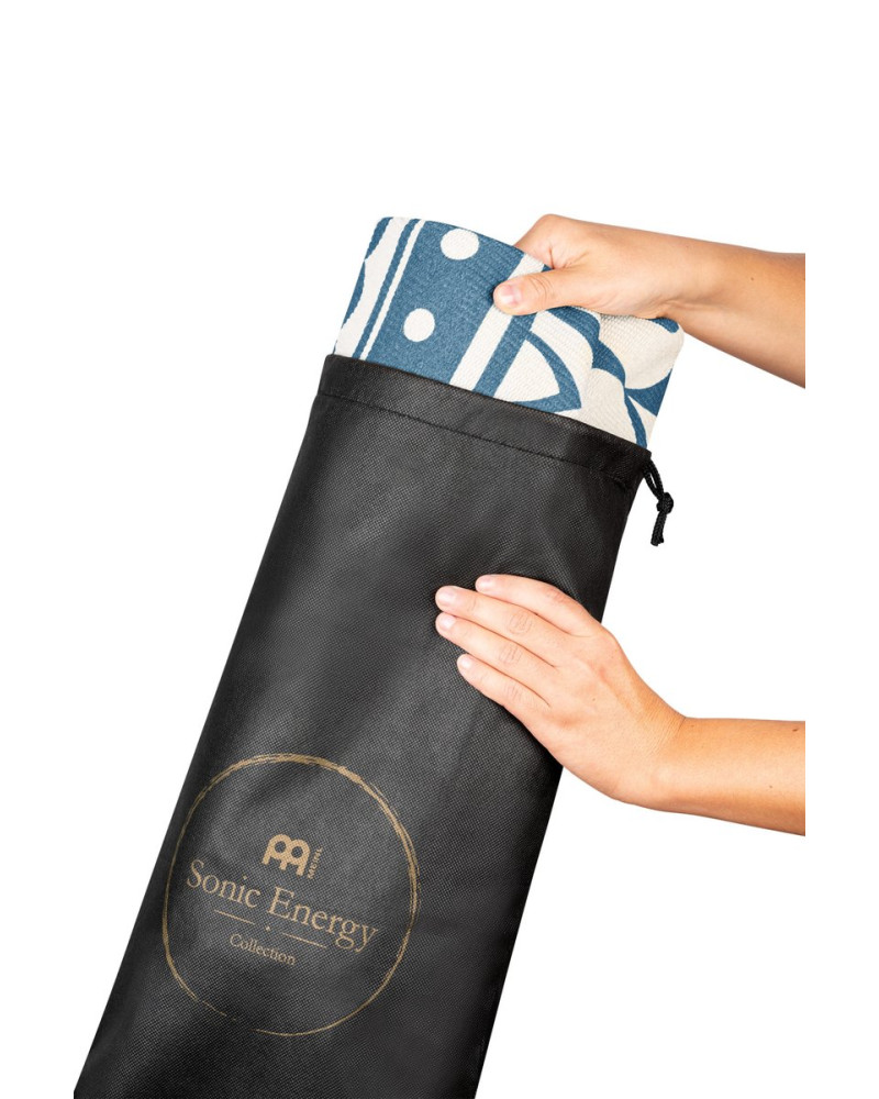 Meinl Sonic Energy MMR1NB Meditation Rug - Navy Blue / Floral Design