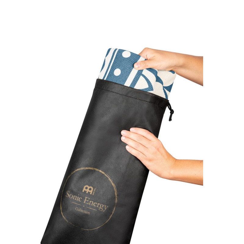 Meinl Sonic Energy MMR1NB Meditation Rug - Navy Blue / Floral Design