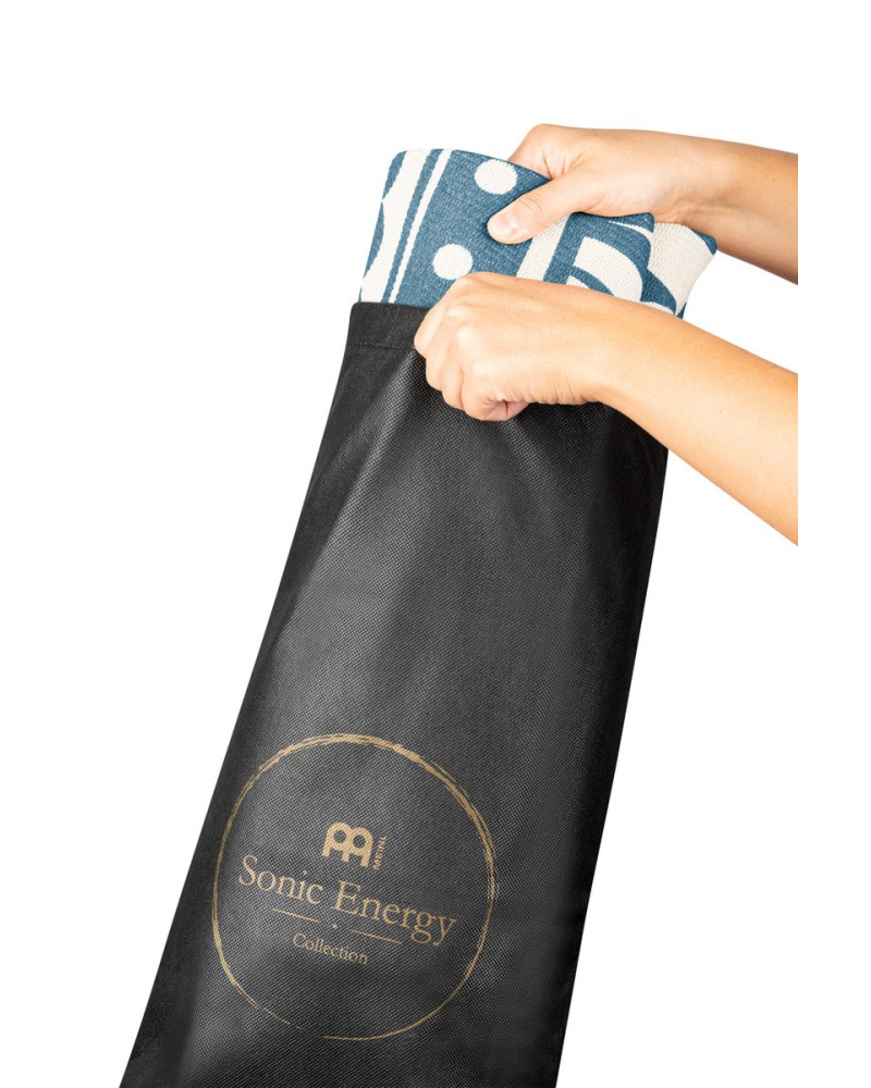 Meinl Sonic Energy MMR1NB Meditation Rug - Navy Blue / Floral Design