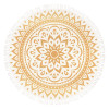 Meinl Sonic Energy MMR1VG Meditation Rug - Vintage Gold / Floral Design