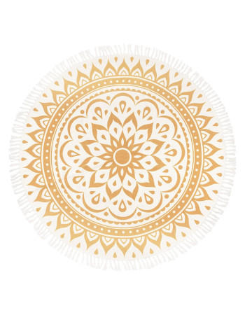 Meinl Sonic Energy MMR1VG Meditation Rug - Vintage Gold / Floral Design