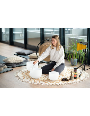 Meinl Sonic Energy MMR1VG Meditation Rug - Vintage Gold / Floral Design