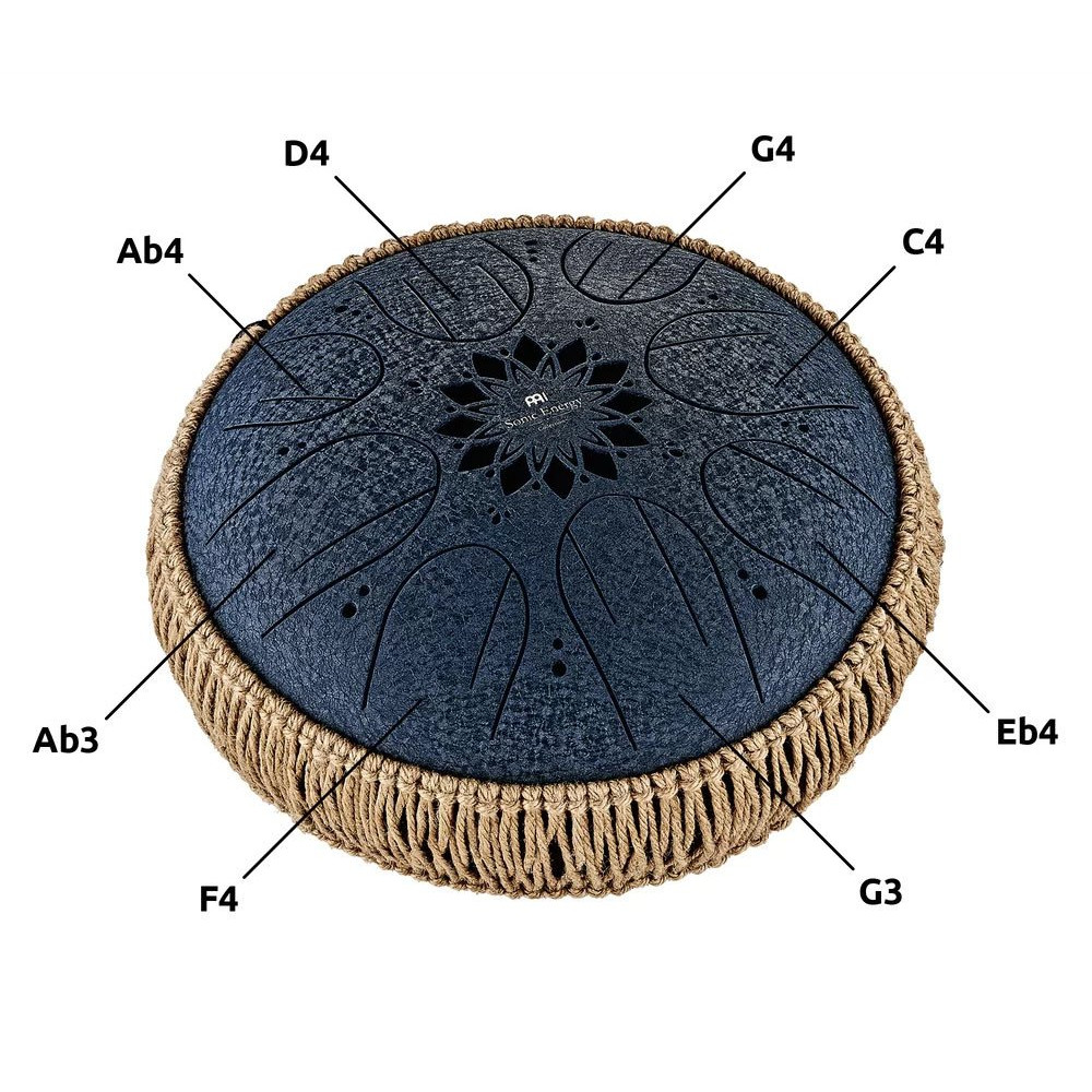 Meinl Sonic Energy MOSTD2NB Medium Octave Steel Tongue Drum 10