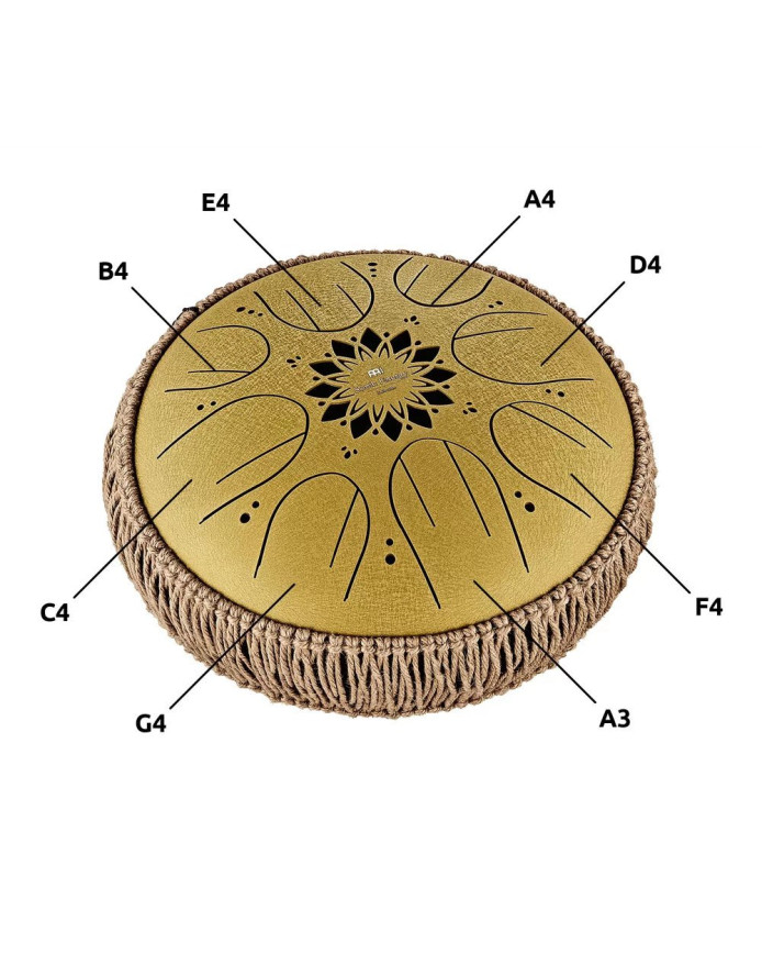 Meinl Sonic Energy MOSTD3G Medium Octave Steel Tongue Drum 10