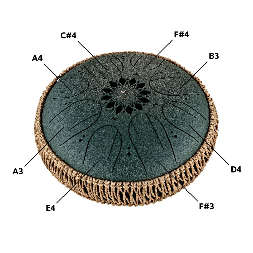 Meinl Sonic Energy MOSTD4DG Medium Octave Steel Tongue Drum 10