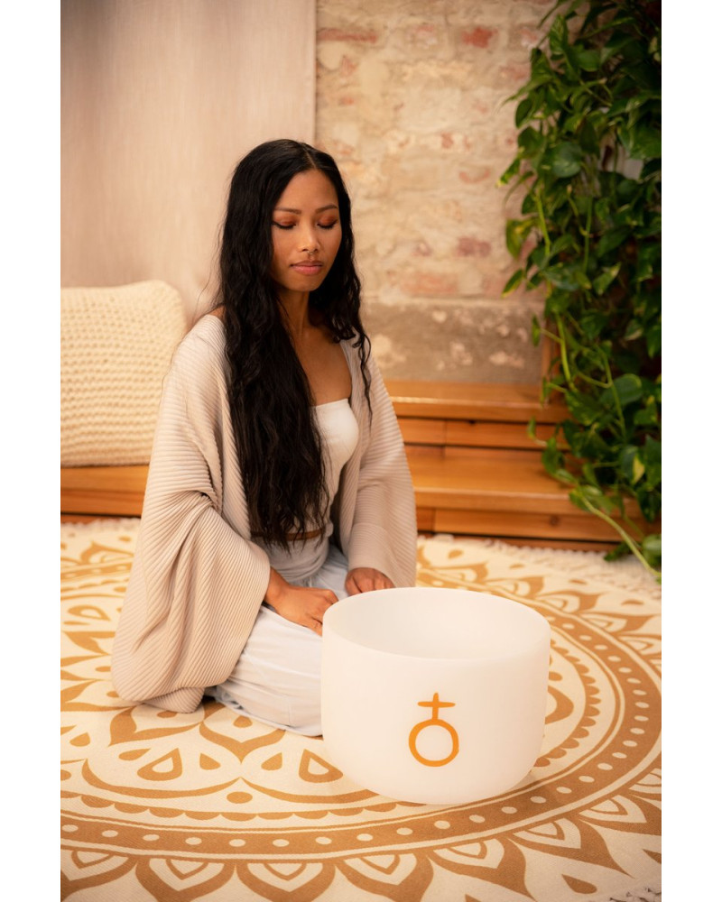 Meinl Sonic Energy PCSB12E Planetary Tuned Crystal Singing Bowl 12