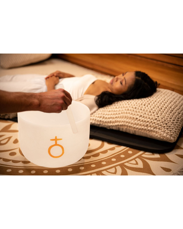 Meinl Sonic Energy PCSB12E Planetary Tuned Crystal Singing Bowl 12