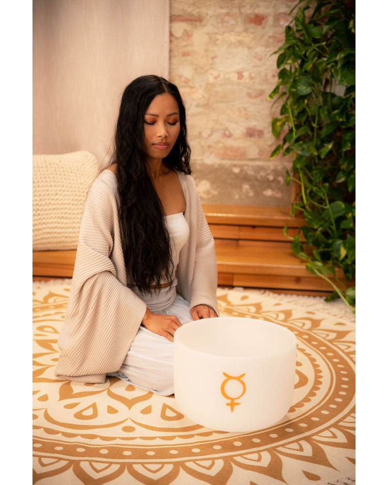 Meinl Sonic Energy PCSB12ME Planetary Tuned Crystal Singing Bowl 12