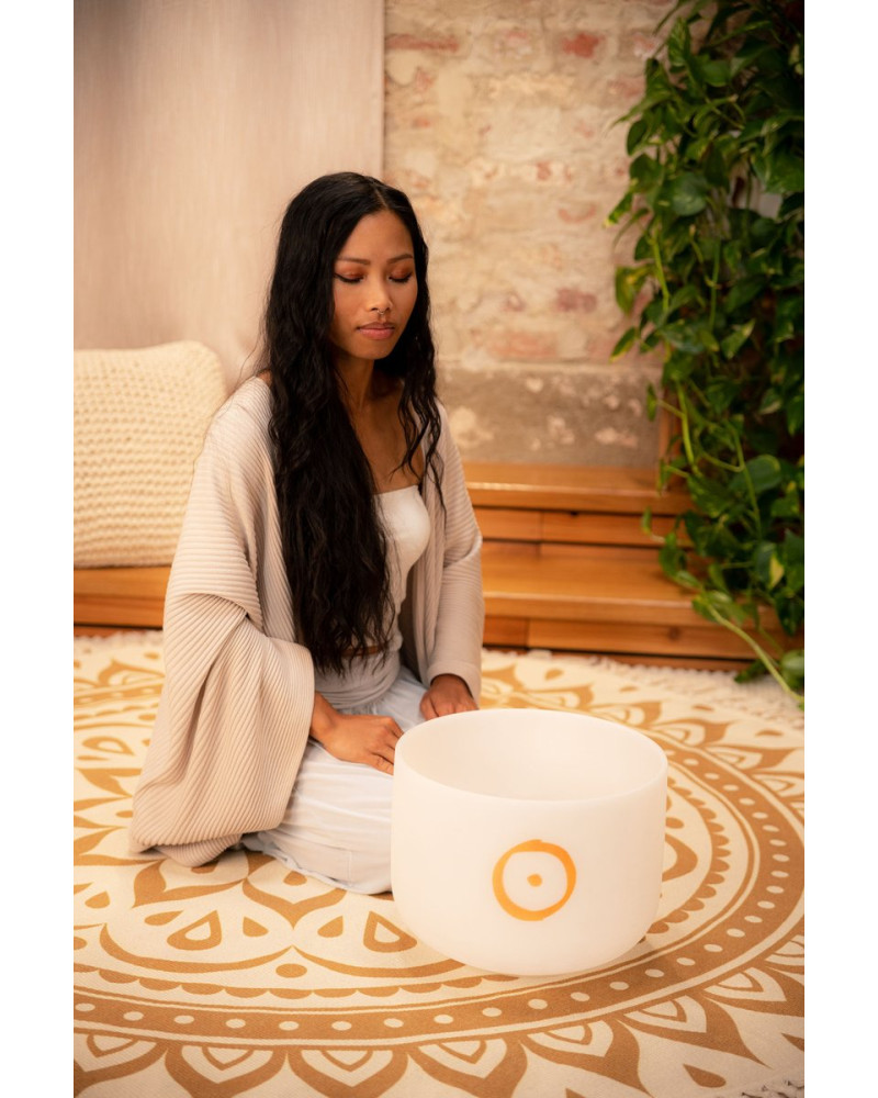 Meinl Sonic Energy PCSB12S Planetary Tuned Crystal Singing Bowl 12