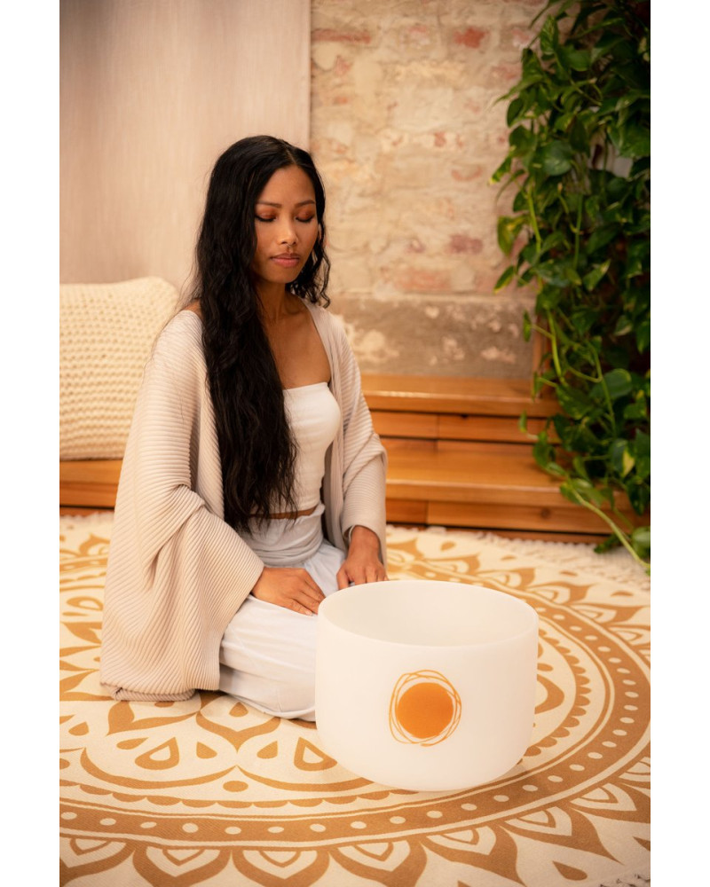 Meinl Sonic Energy PCSB12SF Planetary Tuned Crystal Singing Bowl 12