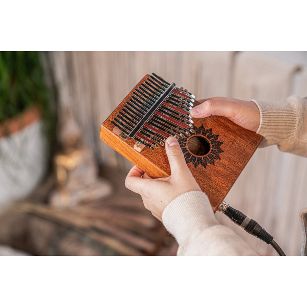 Meinl Sonic Energy PKL1708H Soundhole Pickup Kalimba - 17 notes / mahogany