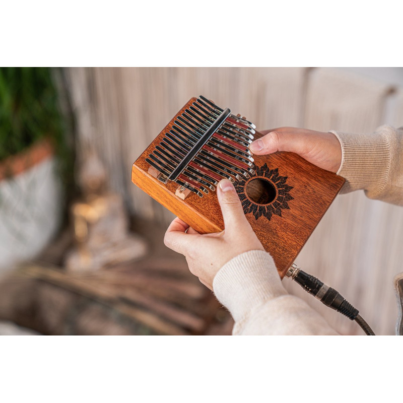 Meinl Sonic Energy PKL1708H Soundhole Pickup Kalimba - 17 notes / mahogany