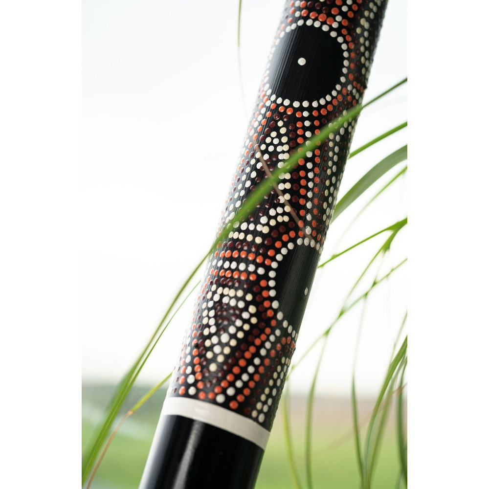 Meinl Sonic Energy RS1S Bamboo Rainstick Small - Dot Painted/Black