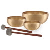 Meinl Sonic Energy SB-C-3800 Cosmos Series Basic Therapy Singing Bowl Set 5 pcs - 800/1000/2000g + Mallets
