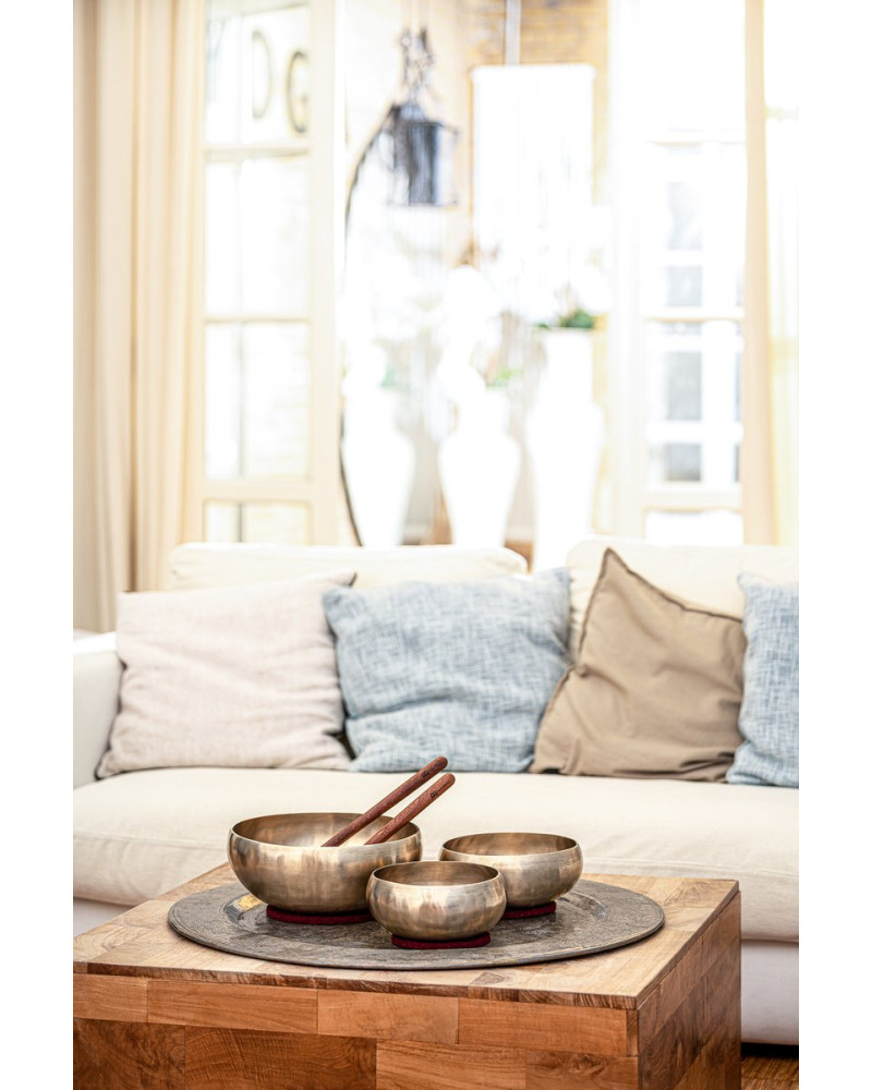 Meinl Sonic Energy SB-C-3800 Cosmos Series Basic Therapy Singing Bowl Set 5 pcs - 800/1000/2000g + Mallets