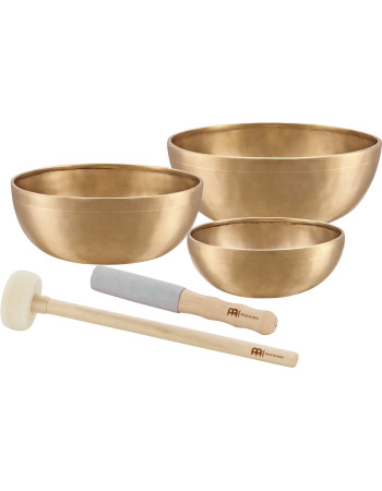 Meinl Sonic Energy SB-E-3100 Energy Therapy Series Singing Bowl Set 5 pcs - 700/1000/1400g + Mallets
