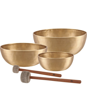 Meinl Sonic Energy SB-E-4600 Energy Therapy Series Basic Singing Bowl Set 5 pcs - 1000/1400/2200g + Mallets