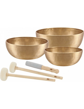 Meinl Sonic Energy SB-E-5400 Energy Therapy Series Singing Bowl Set 6 pcs - 1400/1800/2200g + Mallets