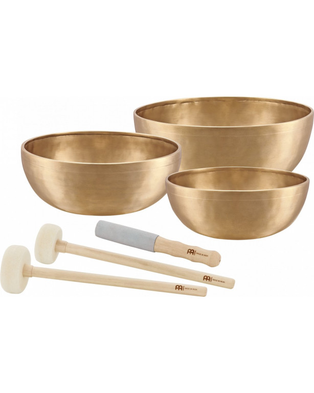 Meinl Sonic Energy SB-E-5400 Energy Therapy Series Singing Bowl Set 6 pcs - 1400/1800/2200g + Mallets