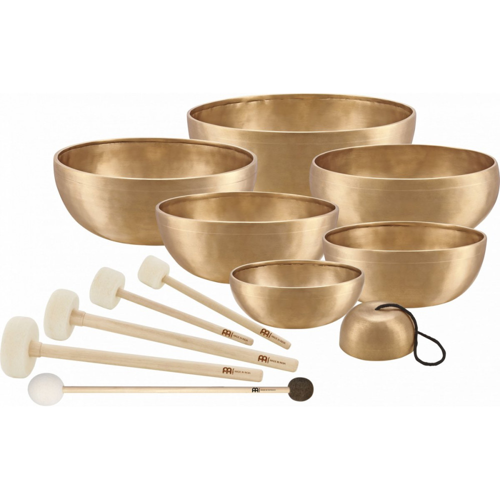 Meinl Sonic Energy SB-SET-CHA Singing Bowl Chakra Set 12 pcs - 250/700/1000/1400/1500/1800/2200g + Mallets