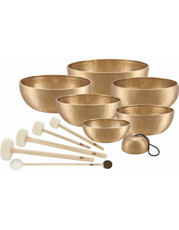 Meinl Sonic Energy SB-SET-CHA Singing Bowl Chakra Set 12 pcs - 250/700/1000/1400/1500/1800/2200g + Mallets