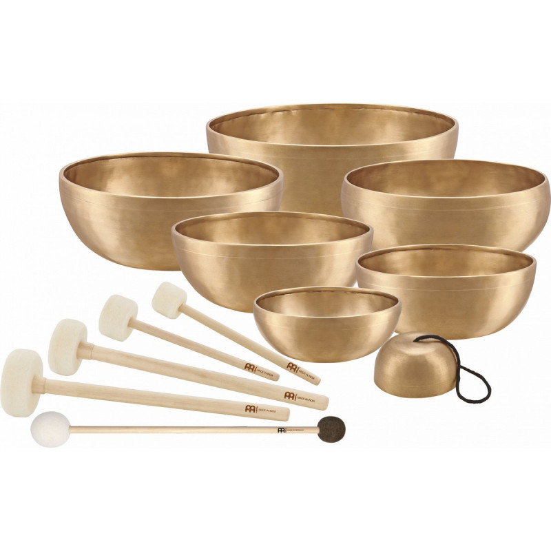 Meinl Sonic Energy SB-SET-CHA Singing Bowl Chakra Set 12 pcs - 250/700/1000/1400/1500/1800/2200g + Mallets