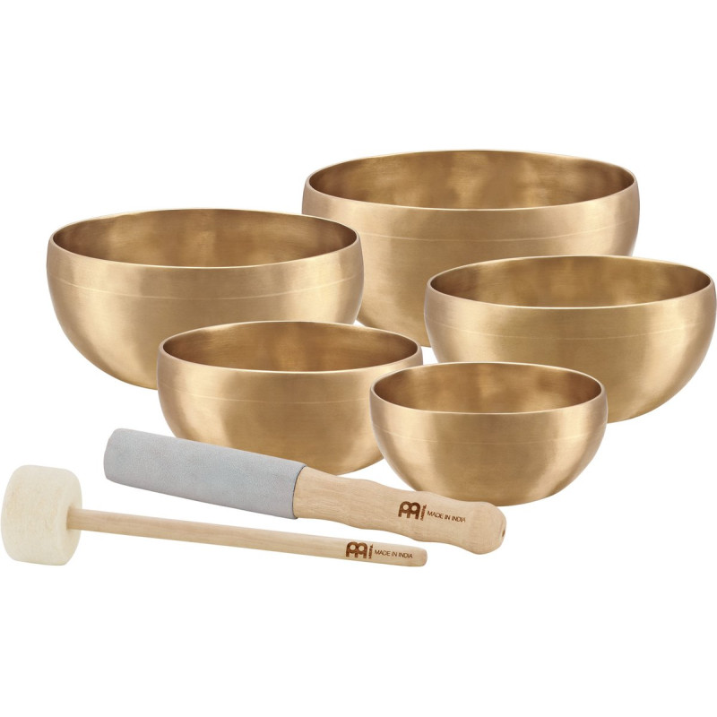 Meinl Sonic Energy SB-U-2950 Universal Series Singing Bowl Set 7 pcs - 400/500/600/700/750g + Mallet