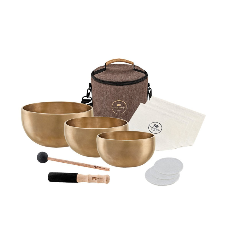 Meinl Sonic Energy SB-Y1 3-piece Yoga Nidra Singing Bowl Set