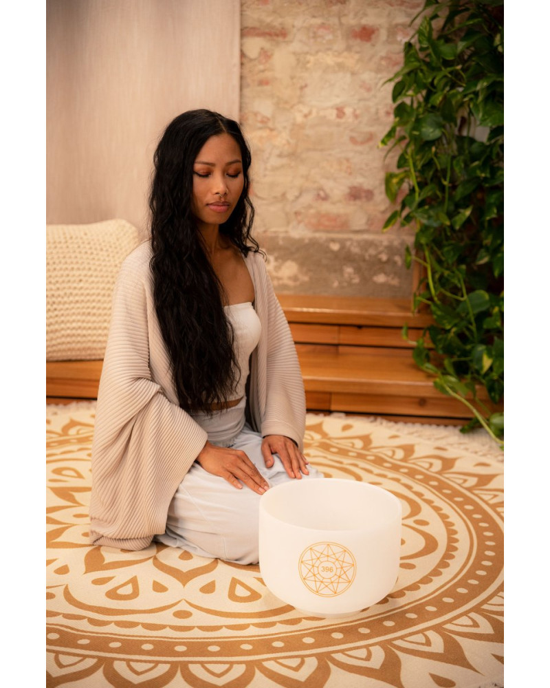 Meinl Sonic Energy SOLCSB10-396 Solfeggio Crystal Singing Bowl 10