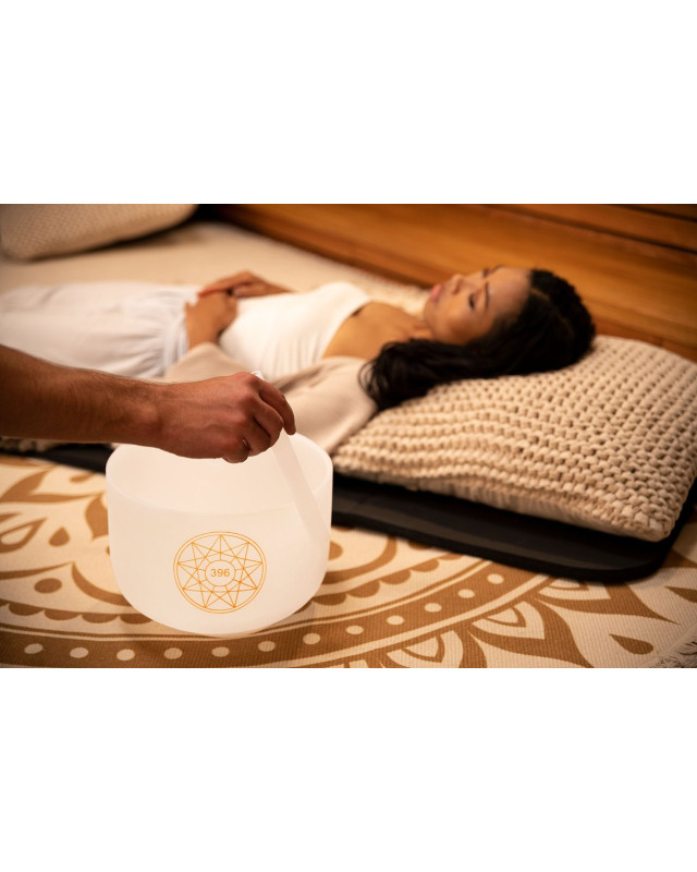 Meinl Sonic Energy SOLCSB10-396 Solfeggio Crystal Singing Bowl 10