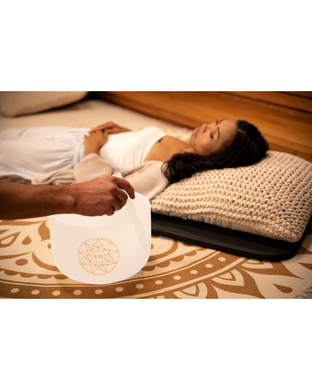 Meinl Sonic Energy SOLCSB10-639 Solfeggio Crystal Singing Bowl 10