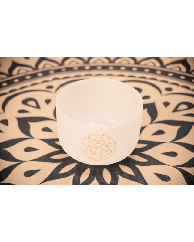 Meinl Sonic Energy SOLCSB10-639 Solfeggio Crystal Singing Bowl 10