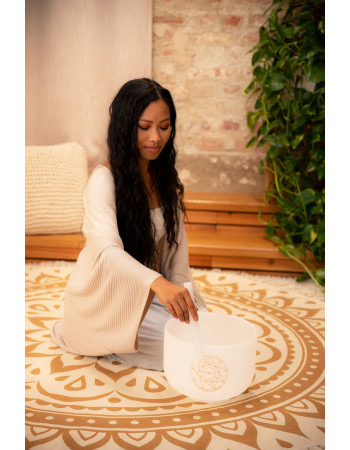 Meinl Sonic Energy SOLCSB10-741 Solfeggio Crystal Singing Bowl 10