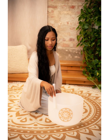 Meinl Sonic Energy SOLCSB12-174 Solfeggio Crystal Singing Bowl 12