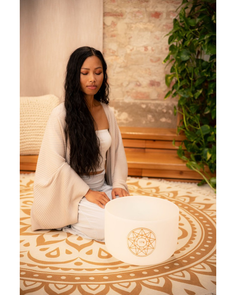 Meinl Sonic Energy SOLCSB12-174 Solfeggio Crystal Singing Bowl 12