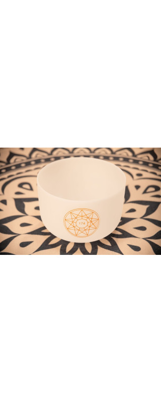 Meinl Sonic Energy SOLCSB12-174 Solfeggio Crystal Singing Bowl 12