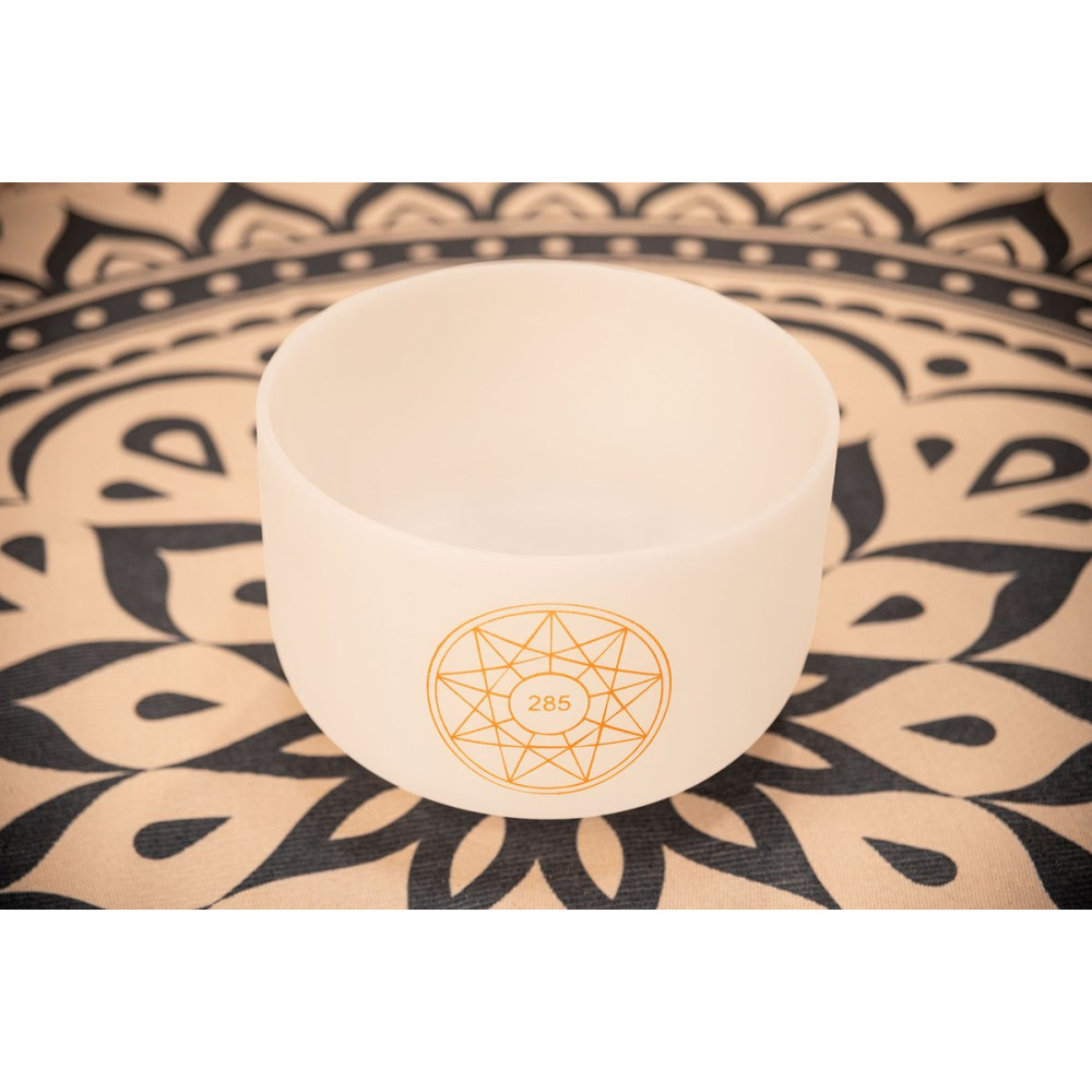 Meinl Sonic Energy SOLCSB12-285 Solfeggio Crystal Singing Bowl 10