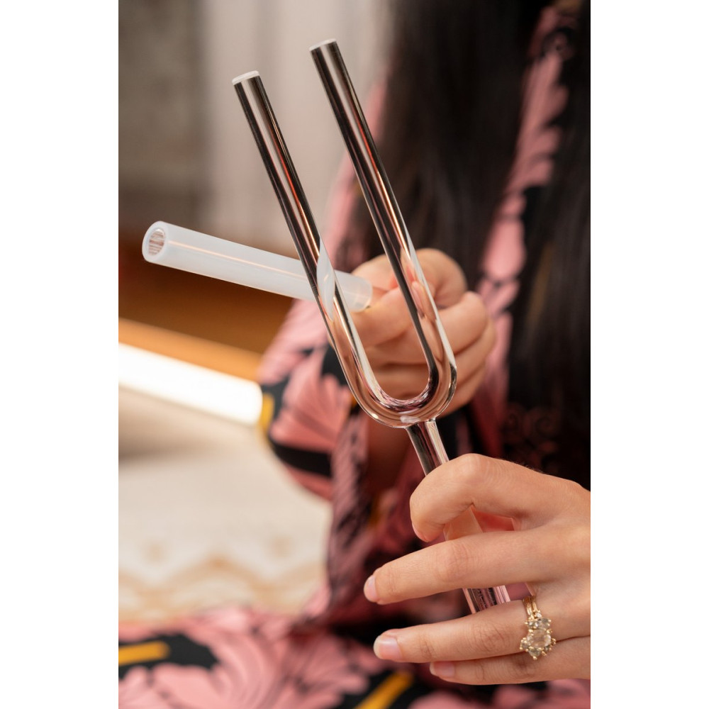 Meinl Sonic Energy SOLCTF528 Solfeggio Crystal Tuning Fork Mi 528 Hz / C5