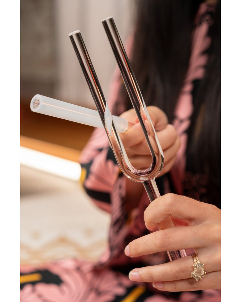 Meinl Sonic Energy SOLCTF528 Solfeggio Crystal Tuning Fork Mi 528 Hz / C5