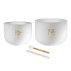 Meinl Sonic Energy TCMCSBSET2 2-piece TCM Crystal Singing Bowl Yin & Yang Set