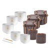 Meinl Sonic Energy TCMCSBSET5 5-piece TCM Crystal Singing Bowl Elements Set