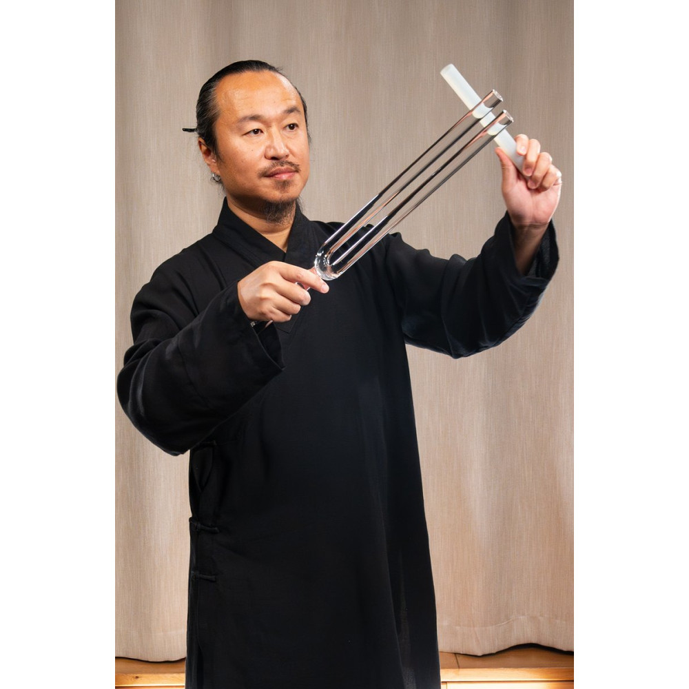 Meinl Sonic Energy TCMCTFSET 2-piece TCM Crystal Tuning Fork Yin & Yang Set