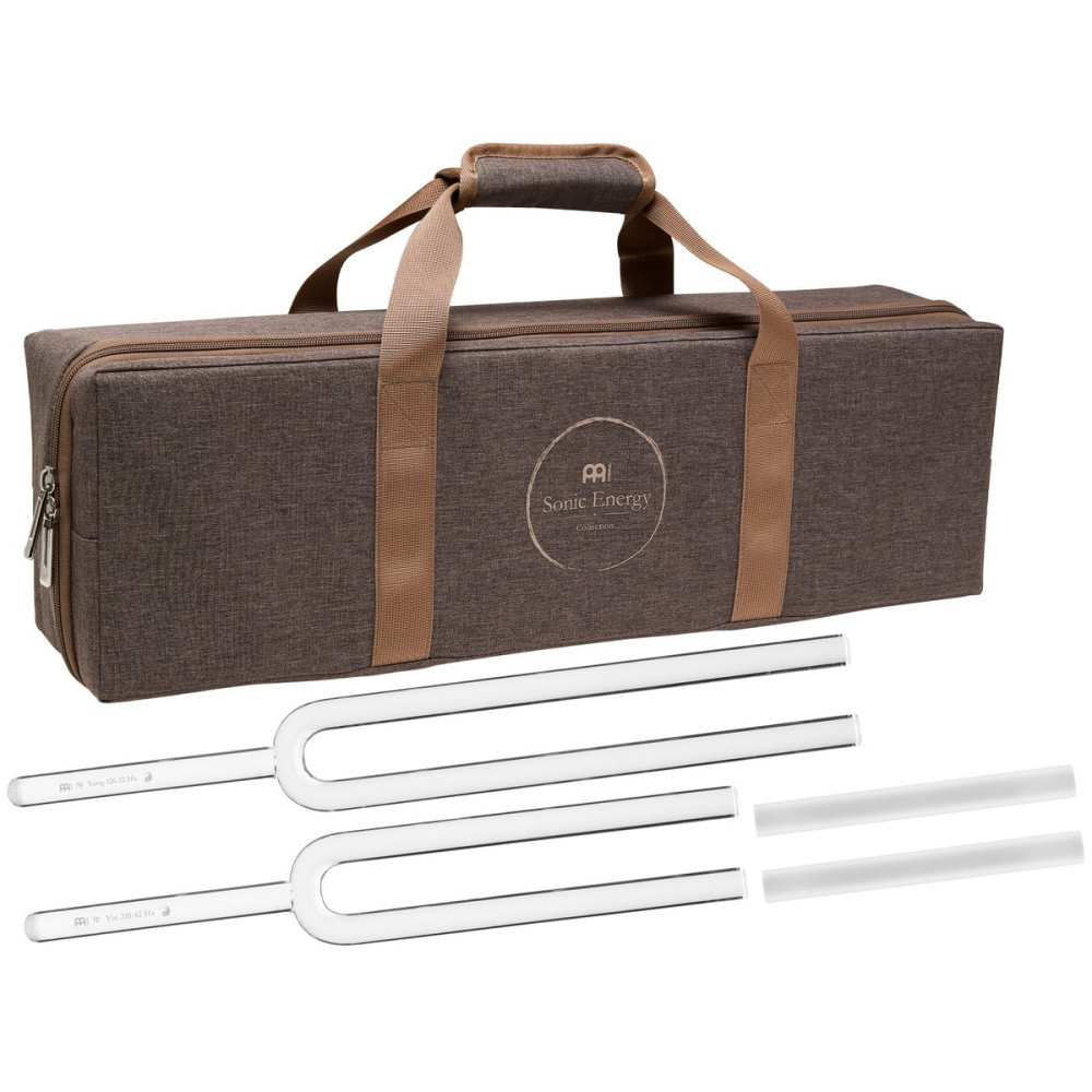 Meinl Sonic Energy TCMCTFSET 2-piece TCM Crystal Tuning Fork Yin & Yang Set