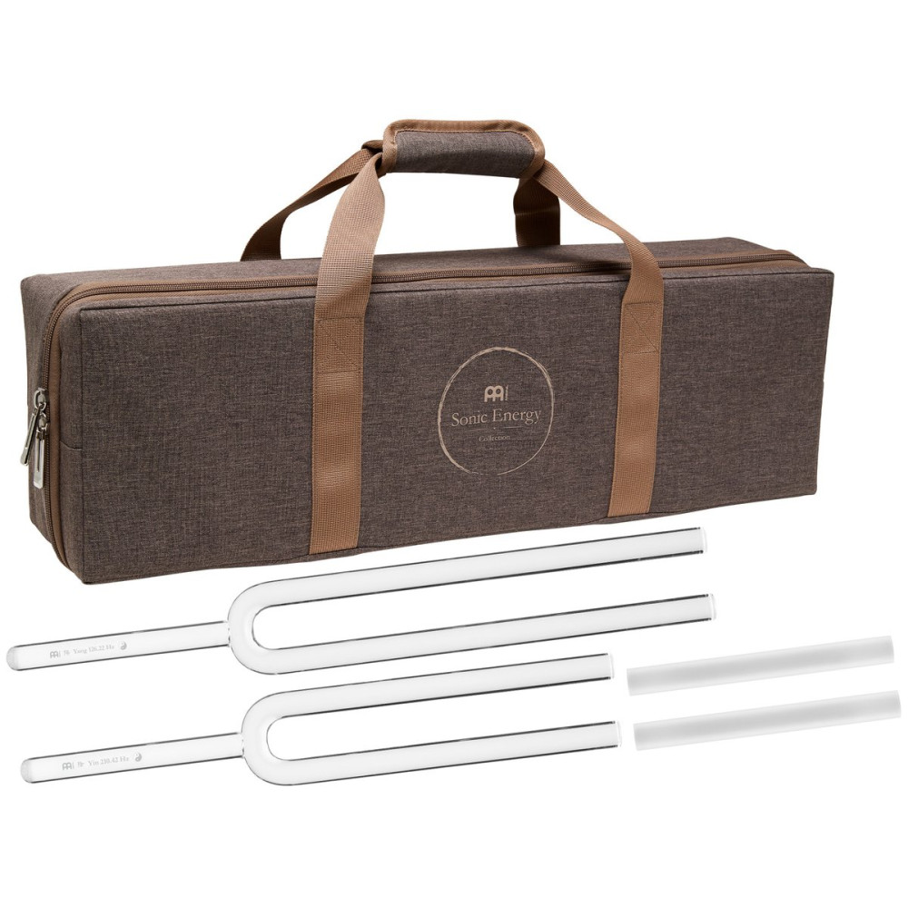Meinl Sonic Energy TCMCTFSET 2-piece TCM Crystal Tuning Fork Yin & Yang Set