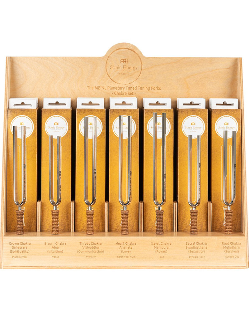 Meinl Sonic Energy TF-DISPLAY Tuning Fork Display - Chakra-Set