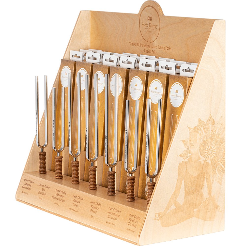 Meinl Sonic Energy TF-DISPLAY Tuning Fork Display - Chakra-Set